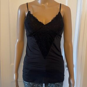 NWOT Lace Detail Tank